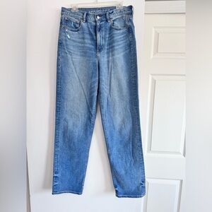 American Eagle Highest Waist Baggy Straight Jean - Denim - Women’s 10 Long